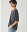 膨れジャガード クルーネックTシャツ