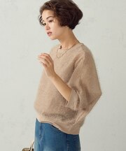 【セットアイテム】シアーシャギートップス+キャミソール