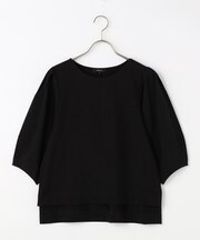 【接触冷感】スリーブデザイン カットソー
