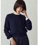 ケーブル クルーネックニット