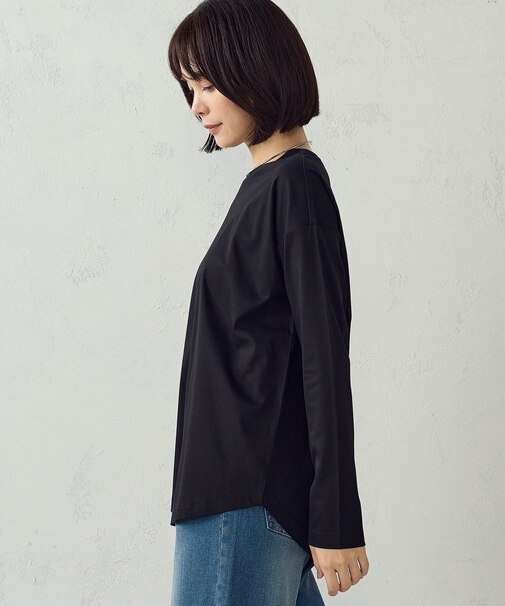 裾スリット ロンT