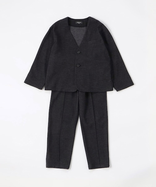 ノーカラージャケットセットアップスーツ(110cm-130cm)