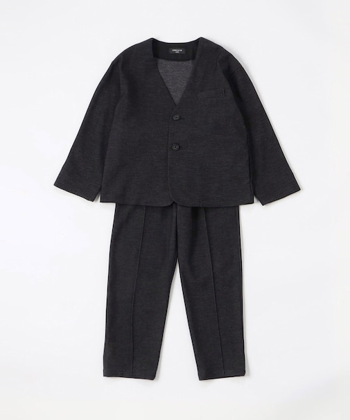 ノーカラージャケットセットアップスーツ(140cm-160cm)