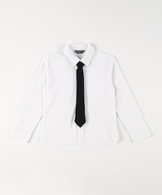 ネクタイ付き 長袖シャツ(140-160cm)