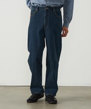 ワイドテーパード デニムパンツ