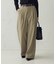 【美しいベーシックパンツ】裏メッシュ ワイドパンツ