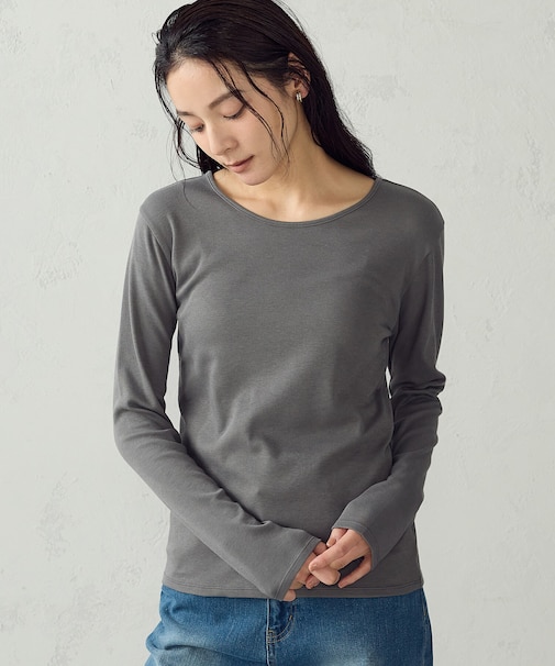 あったか クルーネックTシャツ