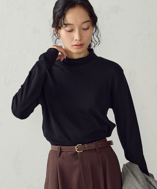 あったか ハイネックTシャツ