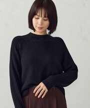 【マシンウォッシャブル】 日本の色 ハイネックニット
