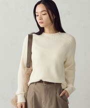 【マシンウォッシャブル】 日本の色 ハイネックニット