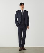 クラシック3Pスーツ カノニコ カバードクロス