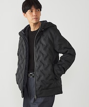 シームレスダウン フードブルゾン