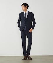 DELEGANT ピンストライプスーツ