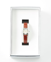 【PIERRE LANNIER】ルミエールレザーウォッチ シルバー P86760