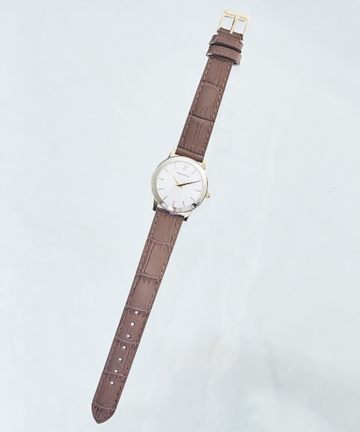 【PIERRE LANIER】ピュアコレクション レザーベルト  ゴールド P0