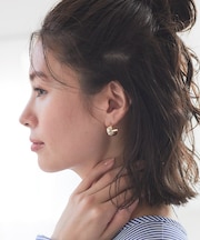 【sauvage peau 】メタルドロップピアス