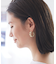 【sauvage peau】メタルビジューピアス