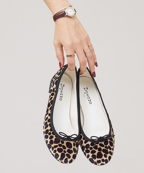 repetto レオパード バレエシューズ パンプス Repetto/レペット】レオパードバレエパンプス｜ルージュ・ヴィフ