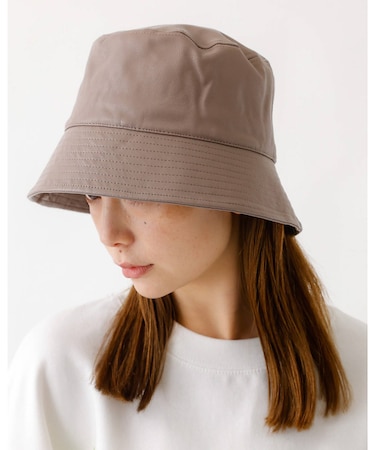 【RUBEN/ルーベン】フェイクレザーバケットハット/RUS-8211