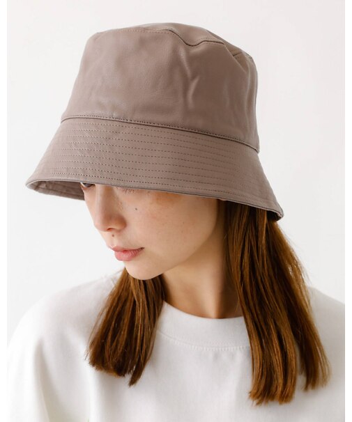 【RUBEN/ルーベン】フェイクレザーバケットハット/RUS-8211