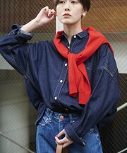 NEW オーバーサイズデニムシャツ