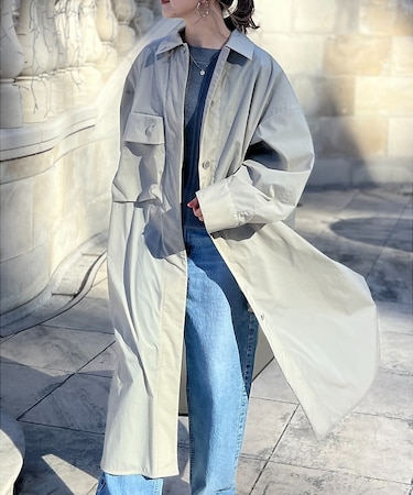 撥水ナイロンライトコート