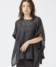 【MICA&DEAL /マイカアンドディール】リネンポンチョ