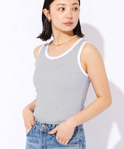 【Robert P.Miller/ロバートピーミラー】パネルリブタンクトップ【W