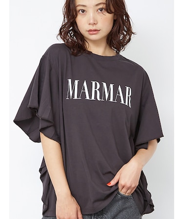 ＜別注＞【MICA&DEAL /マイカアンドディール】ロゴTシャツ / フレアス