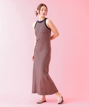 ＜25SS新色＞【Robert P.Miller/ロバートピーミラー】リブワンピ