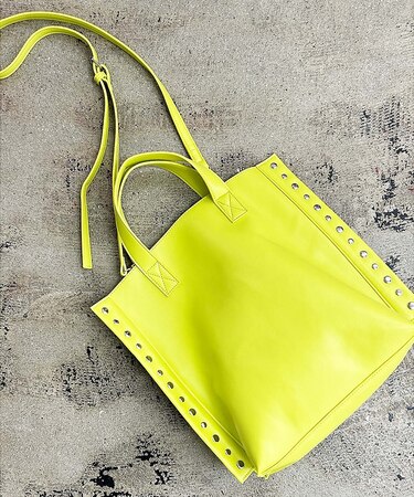 【cheek/チーク】2WAY トートバッグ / リベット / フェイクレザー