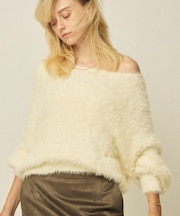 【人気2025AW新色追加】【一部店舗限定】3wayルーズラメニット/オフショル