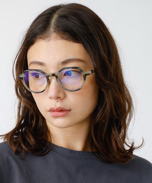 【LE FOON / ルフォーン】クラウンパントダテメガネ / ブルーライトカッ