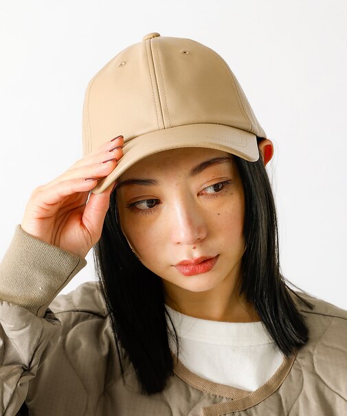 【RUBEN】フェイクレザーキャップ / ユニセックス / オールシーズン /