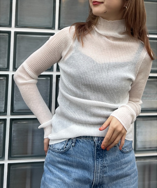 シアーリブニットタートル