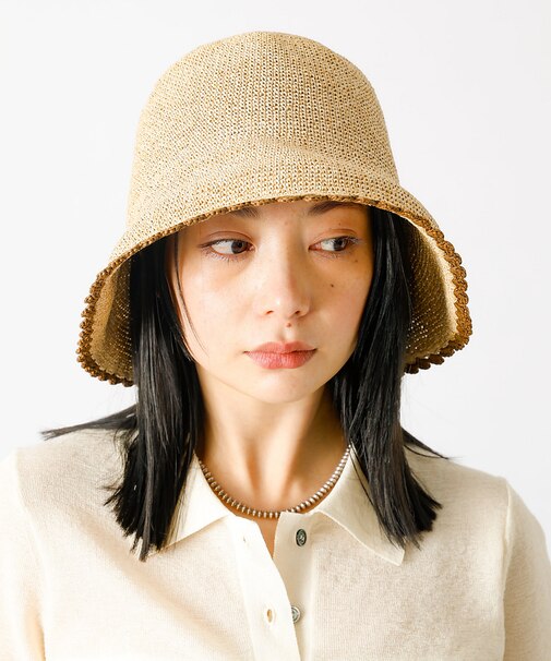 【Ruben/ルーベン】ウェーブカギアミハット【WEB限定】