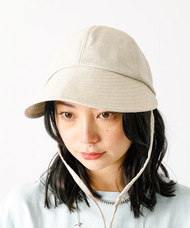 【Ruben/ルーベン】リネンデイリーキャップ(顎紐付き)【WEB限定】