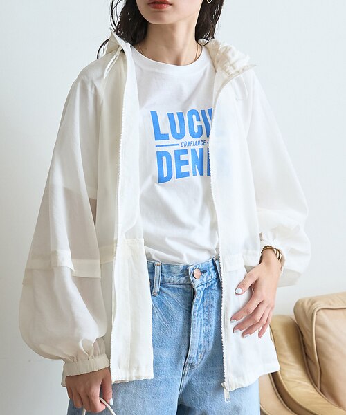 Rouge vif la cle フィブリルシアーフーディーブルゾン　ほぼ未使用 フィブリルシアーフーディーブルゾン｜ルージュ・ヴィフ・ラクレ