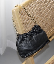 【AULENTTI/オウレンティ】2WAY チェーンショルダーミニバッグ / G