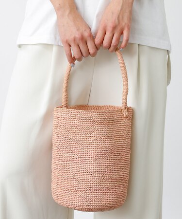 【MADE IN MADA /メイドインマダ】ワンハンドル かごバッグ【WEB限