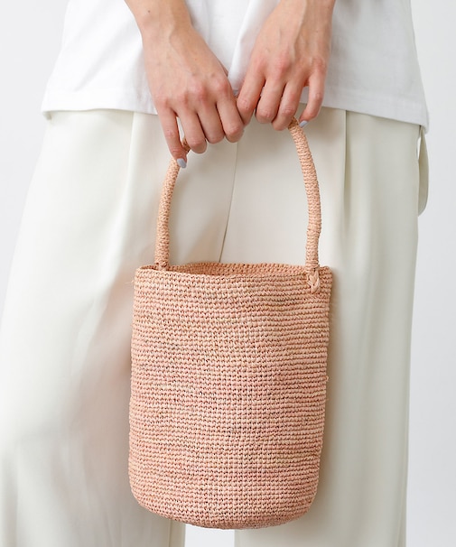 【MADE IN MADA /メイドインマダ】ワンハンドル かごバッグ【WEB限