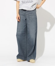 【SOMETHING/サムシング】LISA ワイド デニムパンツ【WEB限定】