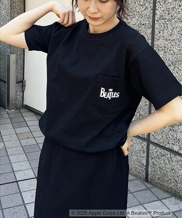 【JOHNBULL/ジョンブル】The Beatles ワンポイントロゴTシャツ