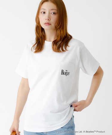 【JOHNBULL/ジョンブル】The Beatles ワンポイントロゴTシャツ