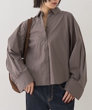 バックコクーンBIGシャツ