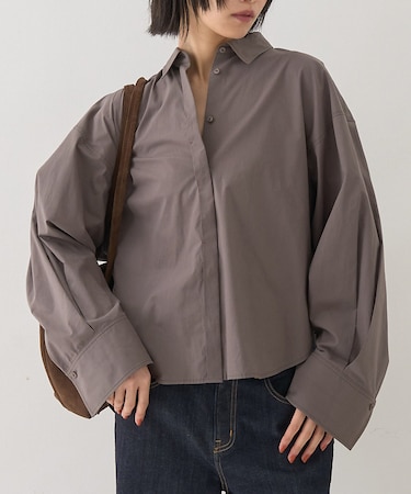 バックコクーンBIGシャツ