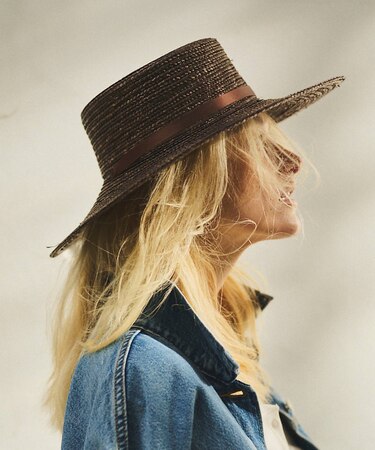 【Benelli Montacone/ベネリモンタコーネ】リボン付きHAT