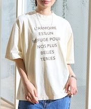 ピグメントヴィンテージライクロゴBIG Tシャツ