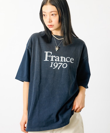 【REMI RELIEF / レミレリーフ】ロゴTシャツ / SP加工14/天竺