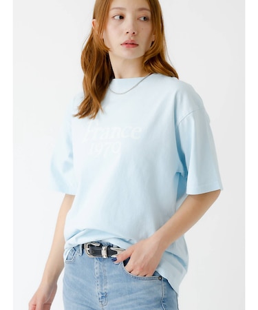 【REMI RELIEF / レミレリーフ】ロゴTシャツ / SP加工14/天竺